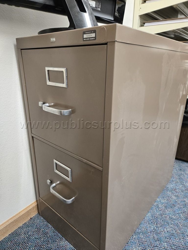 2 DRAWER FILE CABINET — photo 1
