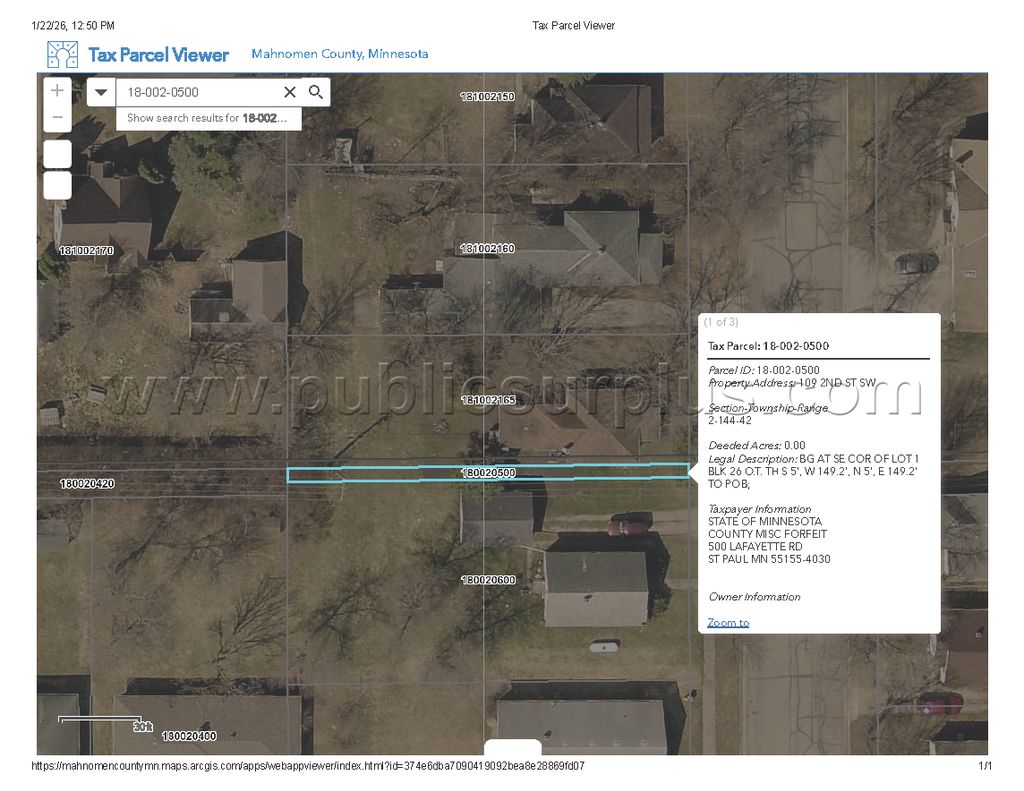 Mahnomen County Tax-Forfeiture (PID 18-002-0500) — photo 1