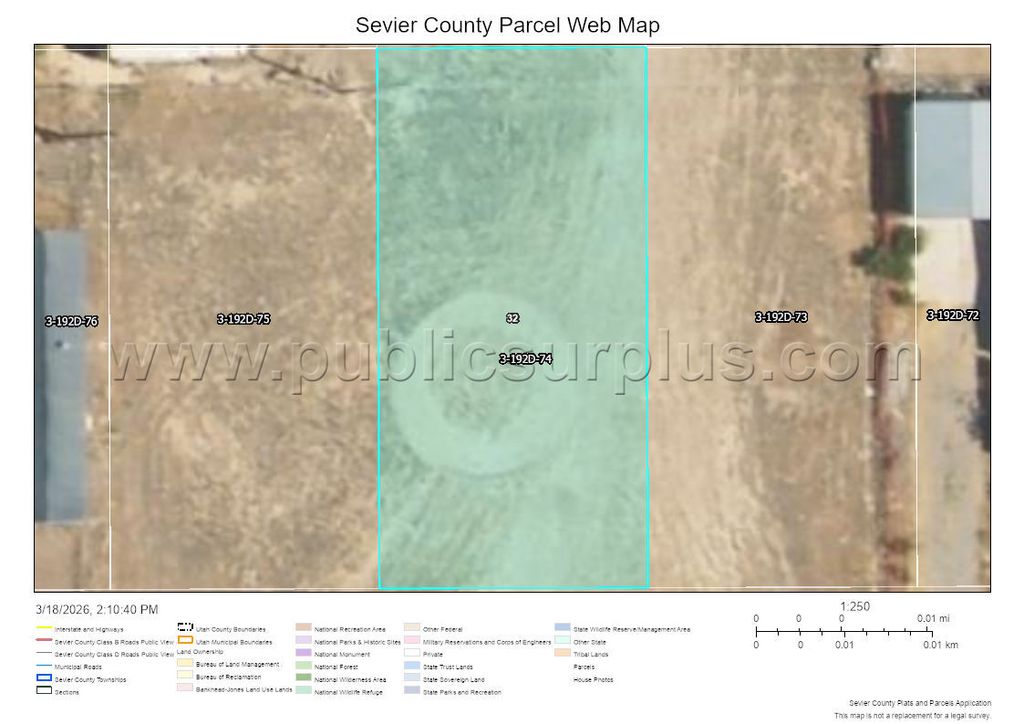 Real Property Sevier County Utah: 3-192D-74 — photo 1