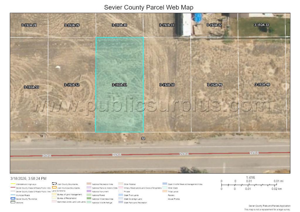 Real Property Sevier County Utah:  3-192A-51 — photo 1