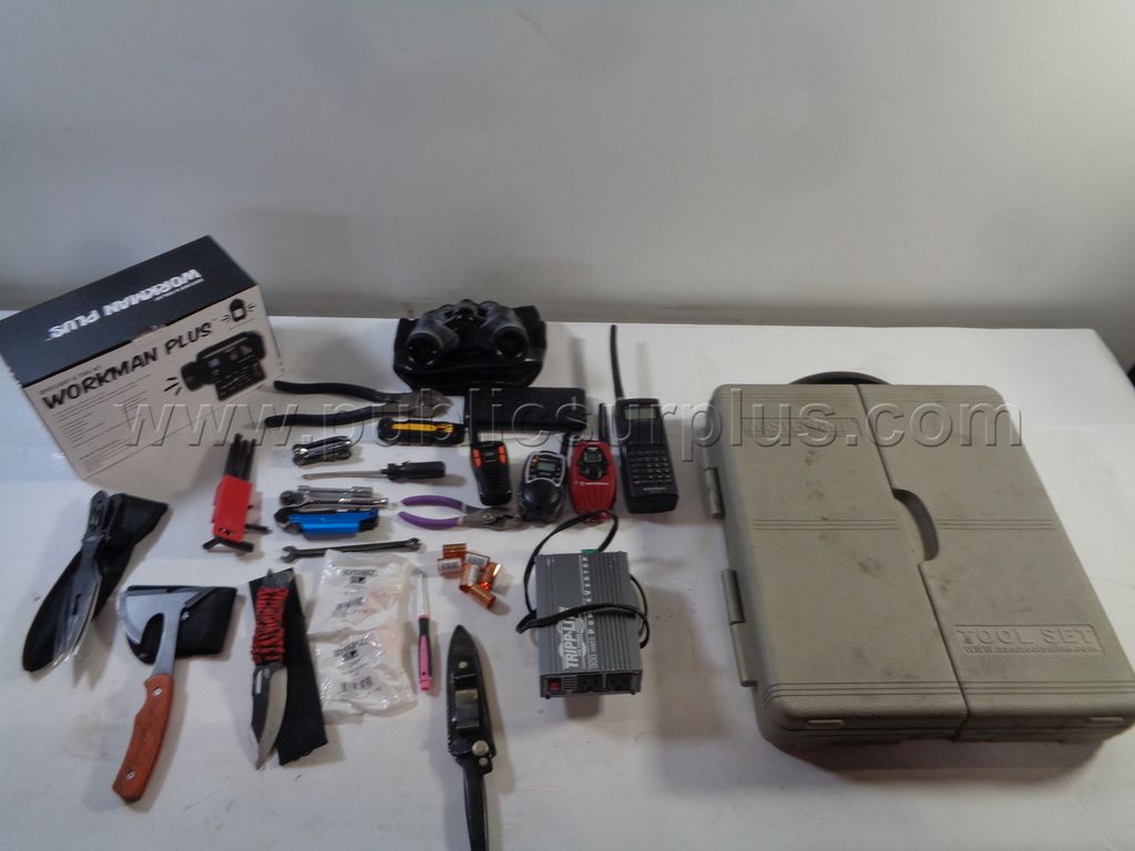 Assorted Tool and Knives w/ Assorted Equipment — photo 1