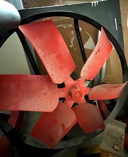 Large Industrial Exhaust Fan with Dayton Motor - Heavy Duty — photo 1