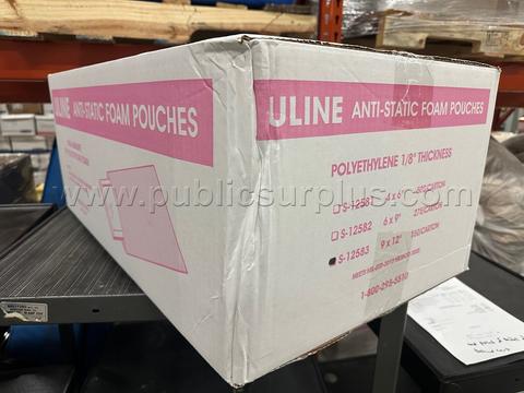 NEW Anti-Static Foam Pouches Pink 9" x 12" 150/Box