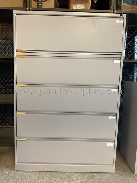 1-5 Drawer Lateral File Cabinet Lot # 4641