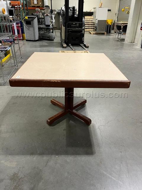 Square Wood Table-TT3-DM