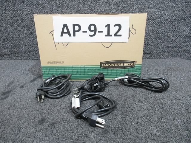 ASST POWER CORDS (1 BOX) ~ AP-9-12 (R49B) — photo 1