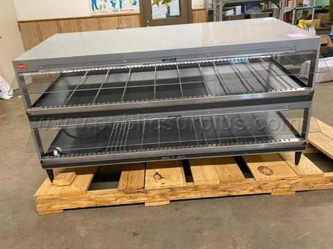 Hatco GRSDS-60D Glo-Ray Slanted Double Shelf Merchandiser Sandwich Slider New