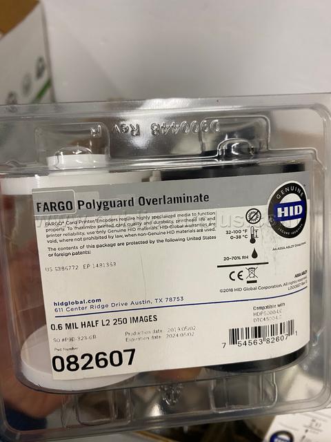 Lot of (24) FARGO Polyguard Overlaminate ribbon