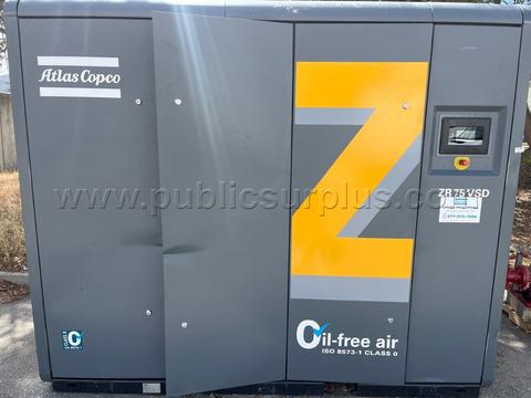 Atlas CopCo ZR75VSD Air Compressor