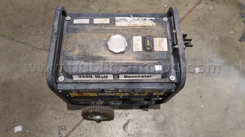 Steele SF-66350 3500 Watt Generator - Back