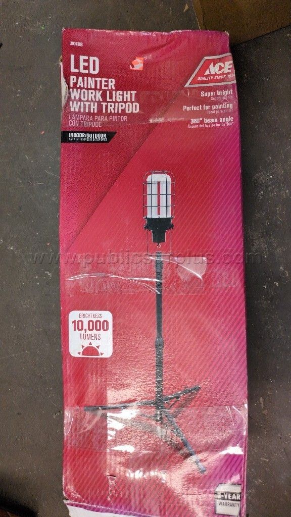LED Corded Tripod Work Light - A — photo 1
