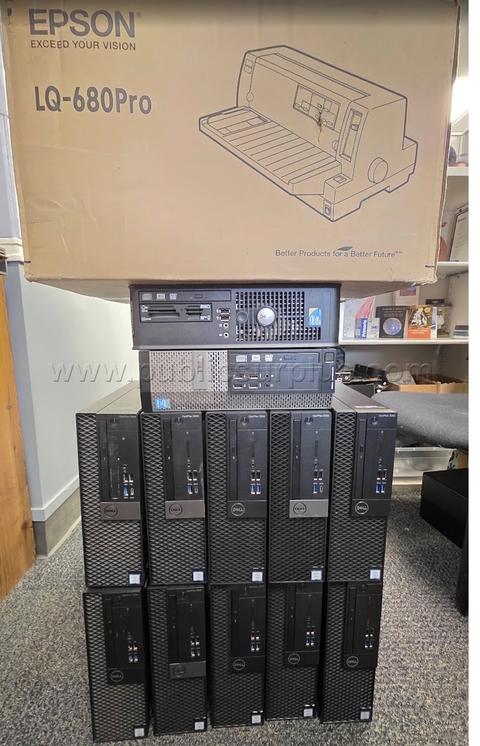 12 Dell PC's