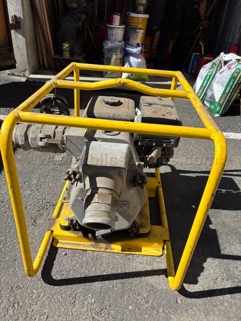 1999 3" Wacker Pump PT3A — photo 1