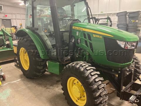John Deere 5055E tractors w/salter and plows-#2