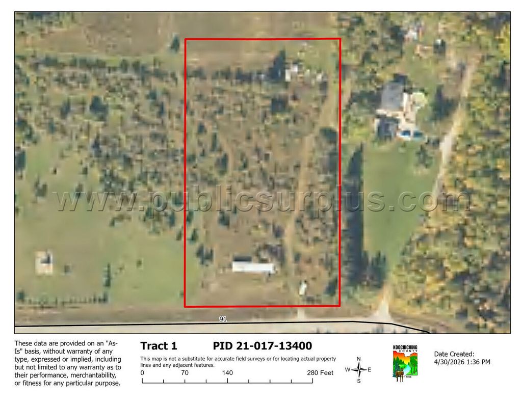 Koochiching County Tax-Forfeiture Tract 1 (PID 21-017-13400) — photo 1