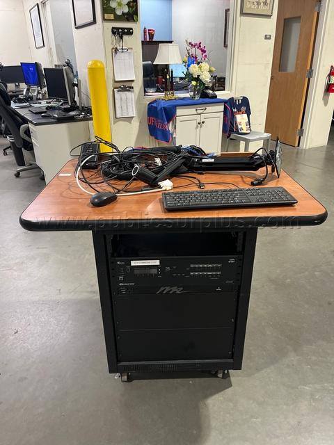 Rolling AV Workstation-Front Lobby-Z4-ZW