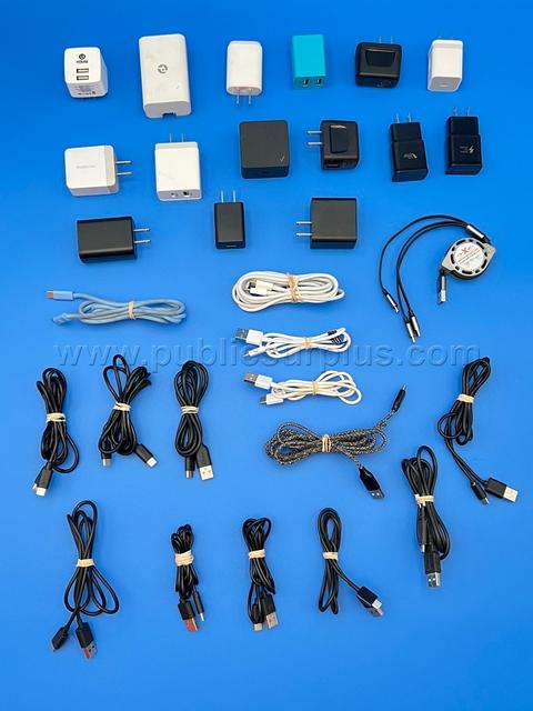 Assorted Charging Cables & Power Blocks  - Shipping $14.99 /RA