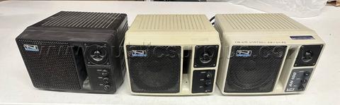 Lot of 3 Anchor AN-100 & AN-130 Powered Portable PA Speakers
