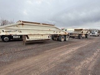 2006 BELLY DUMP PUP WITH 1994 TRAIL KING BELLY DUMP — photo 1