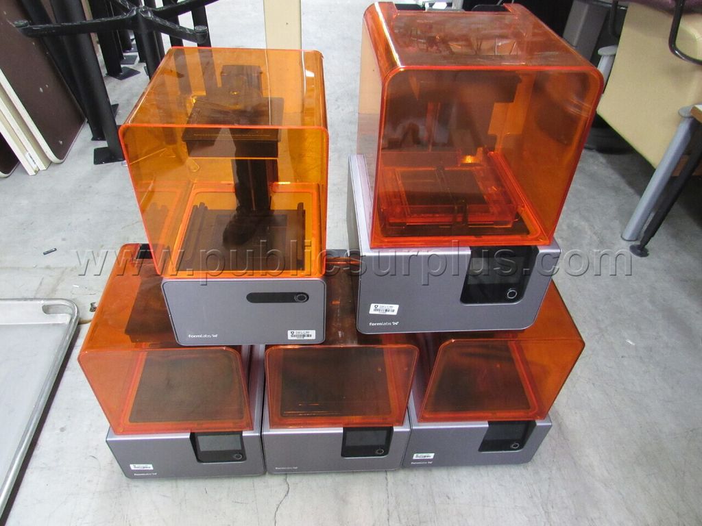 Lot of 5 Formlab 3-D Resin Printers — photo 1