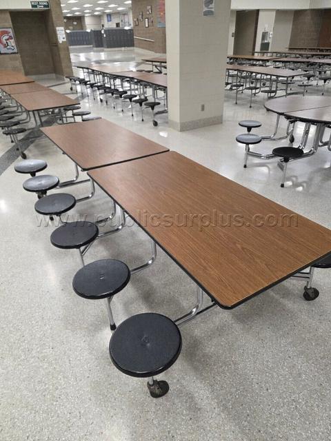 10' 12 Seat Lunchroom Tables 6 total