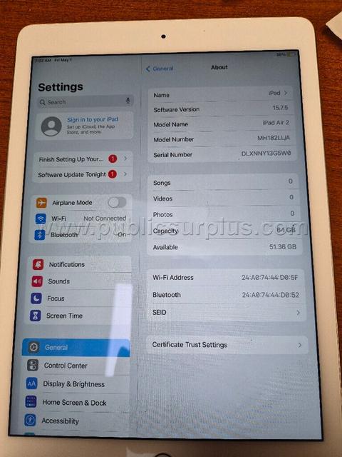 iPad Air 2 64GB Gold