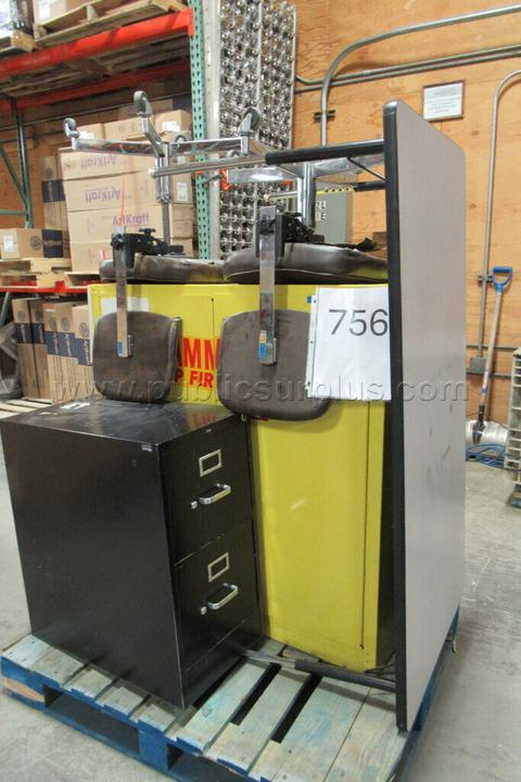 OFFICE CHAIRS / FIREPROOF CABINET / TABLE / FILE CABINET - PALLET 756