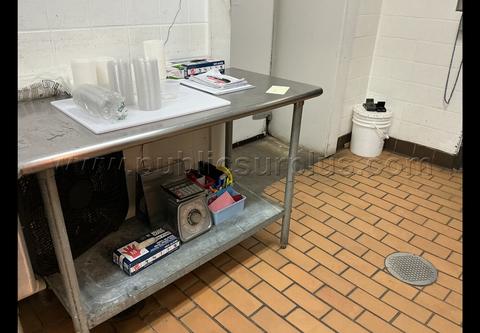 Stainless Prep Table