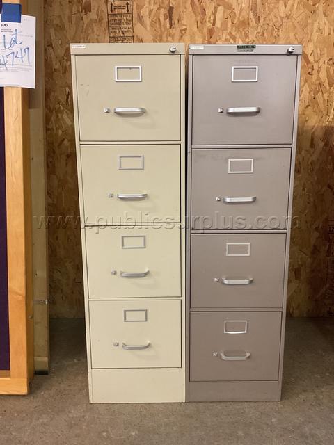 2-4 Drawer File Cabinet Lot # 4751