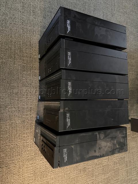 Lot of 5 Dell Optiplex PC's