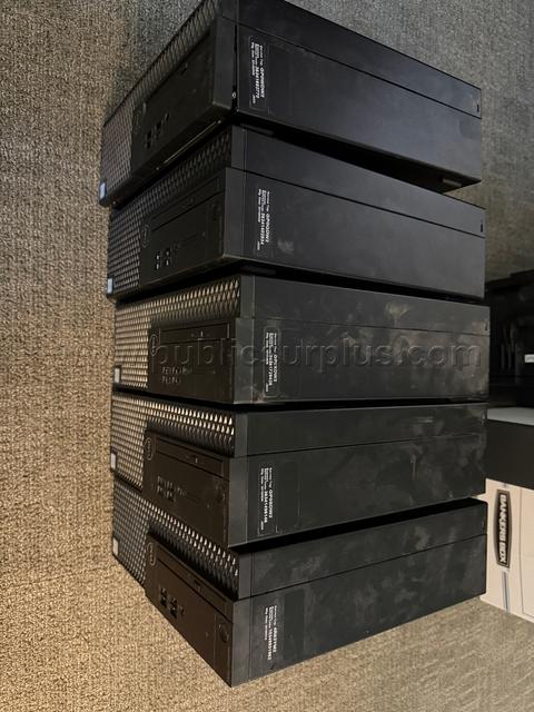 Lot of 5 Dell Optiplex PC's