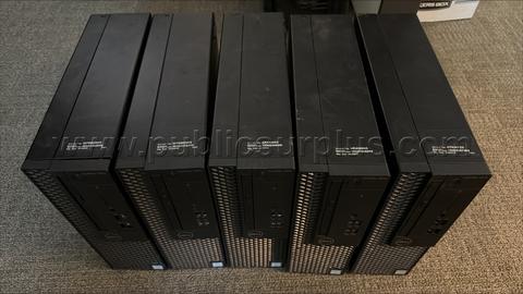 Lot of 5 Dell Optiplex PC's