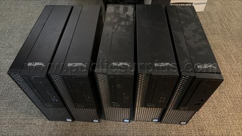 Lot of 5 Dell Optiplex PC's