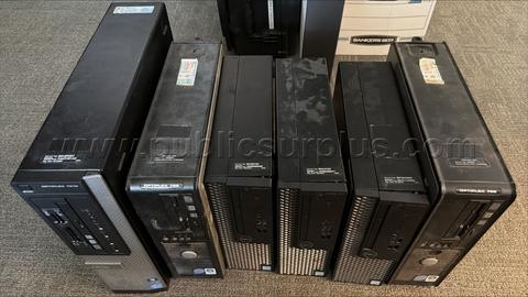 Lot of 6 Dell Optiplex PC's