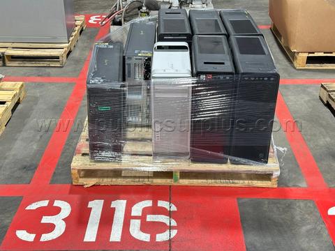 Assorted Computer & Network Tower Pallet-For Parts/Repair-Untested- /RA