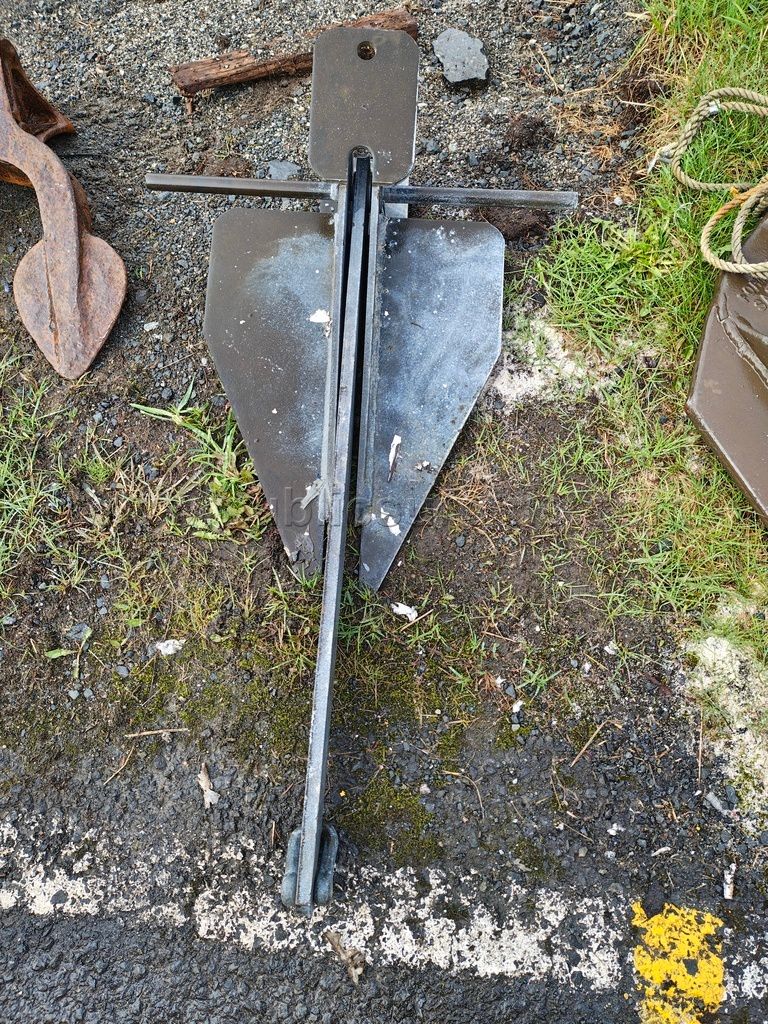 Stainless Steel Danforth-Style Fluke Anchor — photo 1