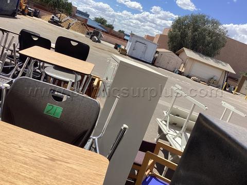 2 steel carts & 1 file cabinets