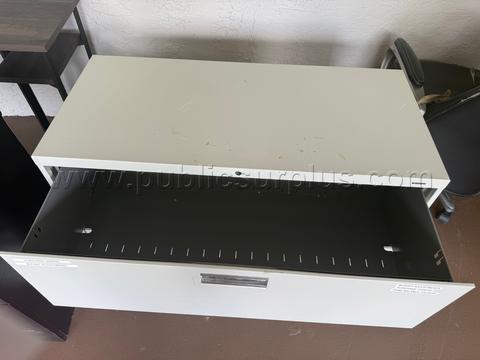 Metal filing cabinet