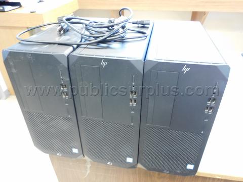 1 LOT OF 3 HP Z2 COMPUTERS