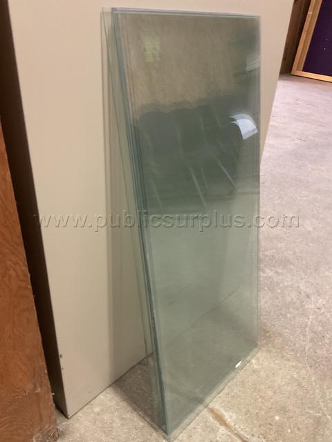 8-Glass Shelfs Lot # 4758