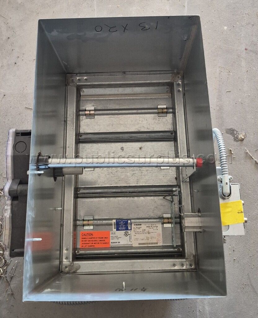 13" x 20" Ruskin Fire and Smoke Damper — photo 1