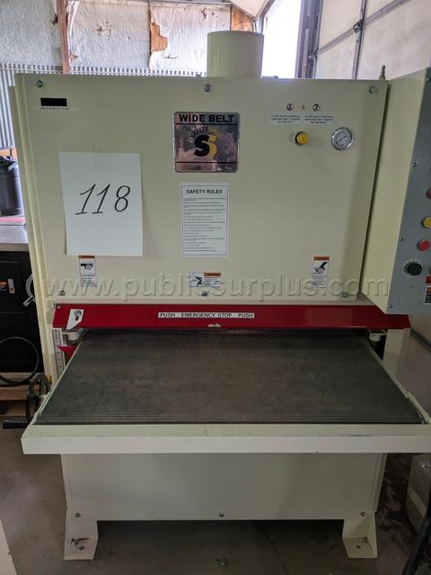 Lot #118 Wide Belt Sander