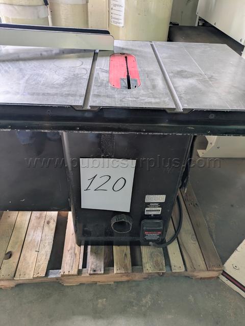 Lot #120 Professional Table Saw