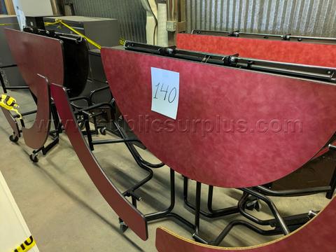 Lot #140  Cafeteria tables