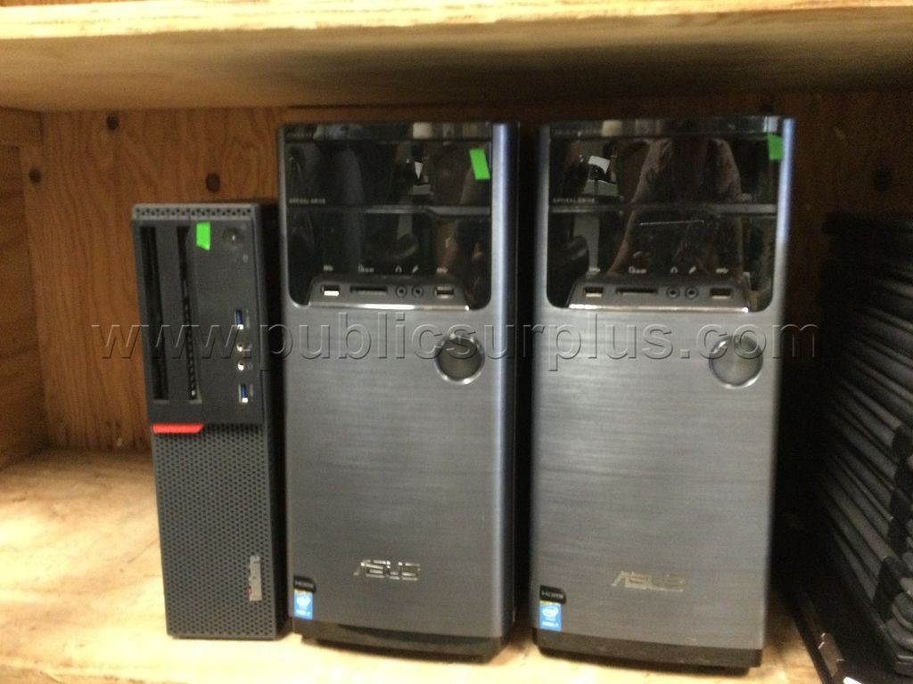 LOT OF (3) DESKTOP COMPUTERS - SOLD AS IS - 614 — photo 1