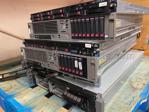 Pallet of HP Servers
