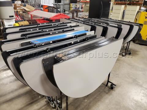Round Folding Cafeteria tables