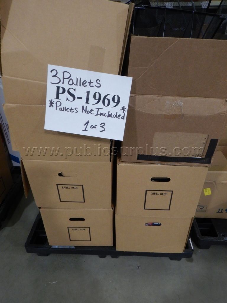 Assortment of Office Supplies* 3 Pallets — photo 1