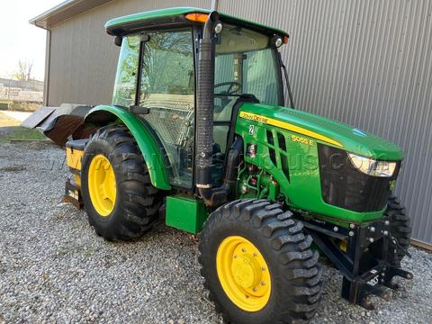 John Deere 5055E tractors w/salter and plows-#2
