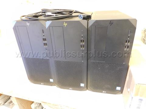 1 LOT OF 4 HP Z2 COMPUTERS